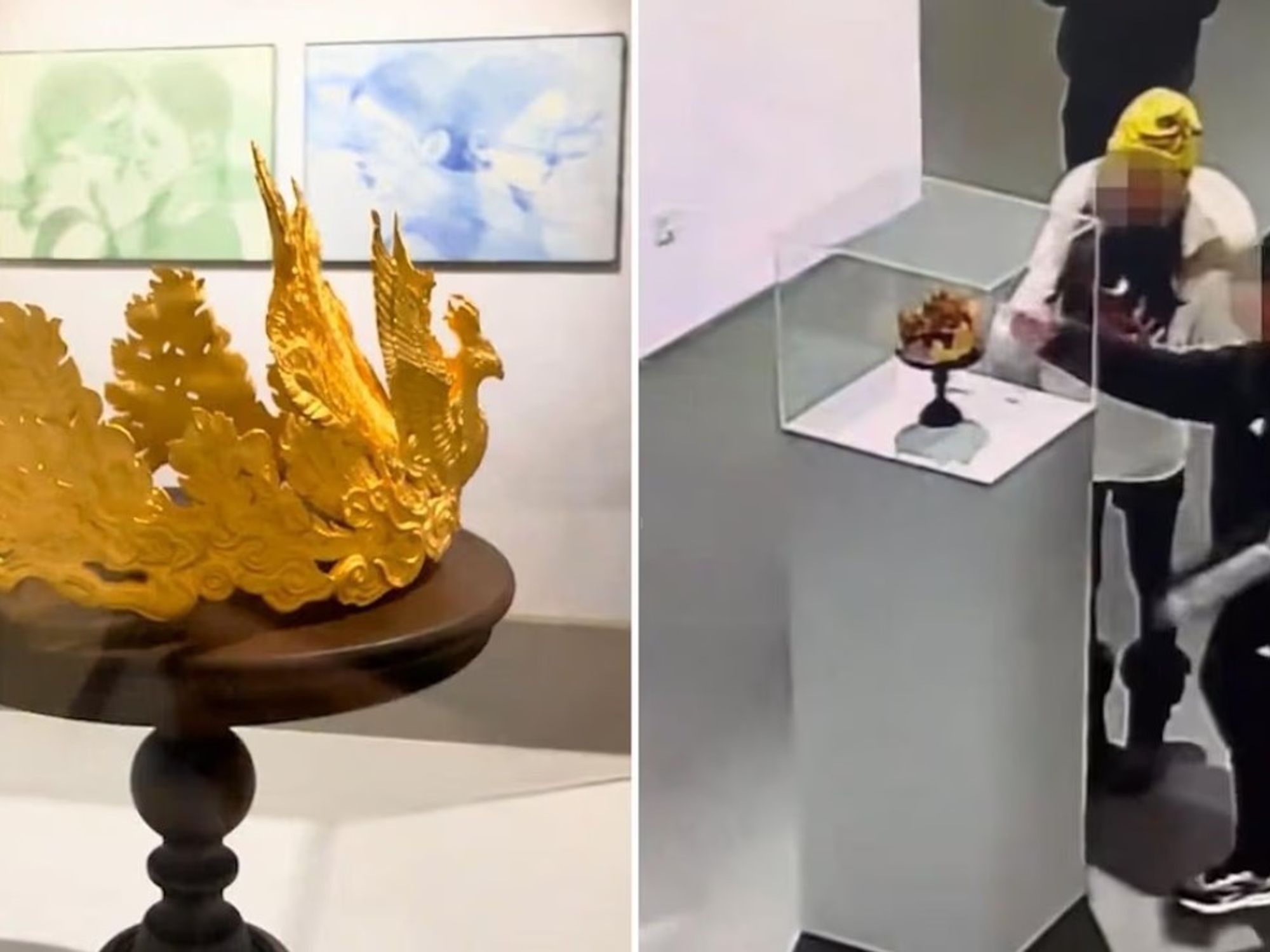 Një fëmijë aksidentalisht rrëzoi dhe shkatërroi një kurorë të artë martese të vlefshme në Kinë Një fëmijë aksidentalisht rrëzoi dhe shkatërroi një kurorë të artë martese të vlefshme në Kinë