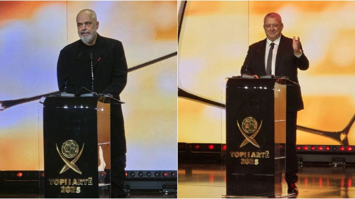 Thumba dhe batuta në skenë: Edi Rama–Armand Duka 'përplasen' në Galanë e Topit të Artë 2025