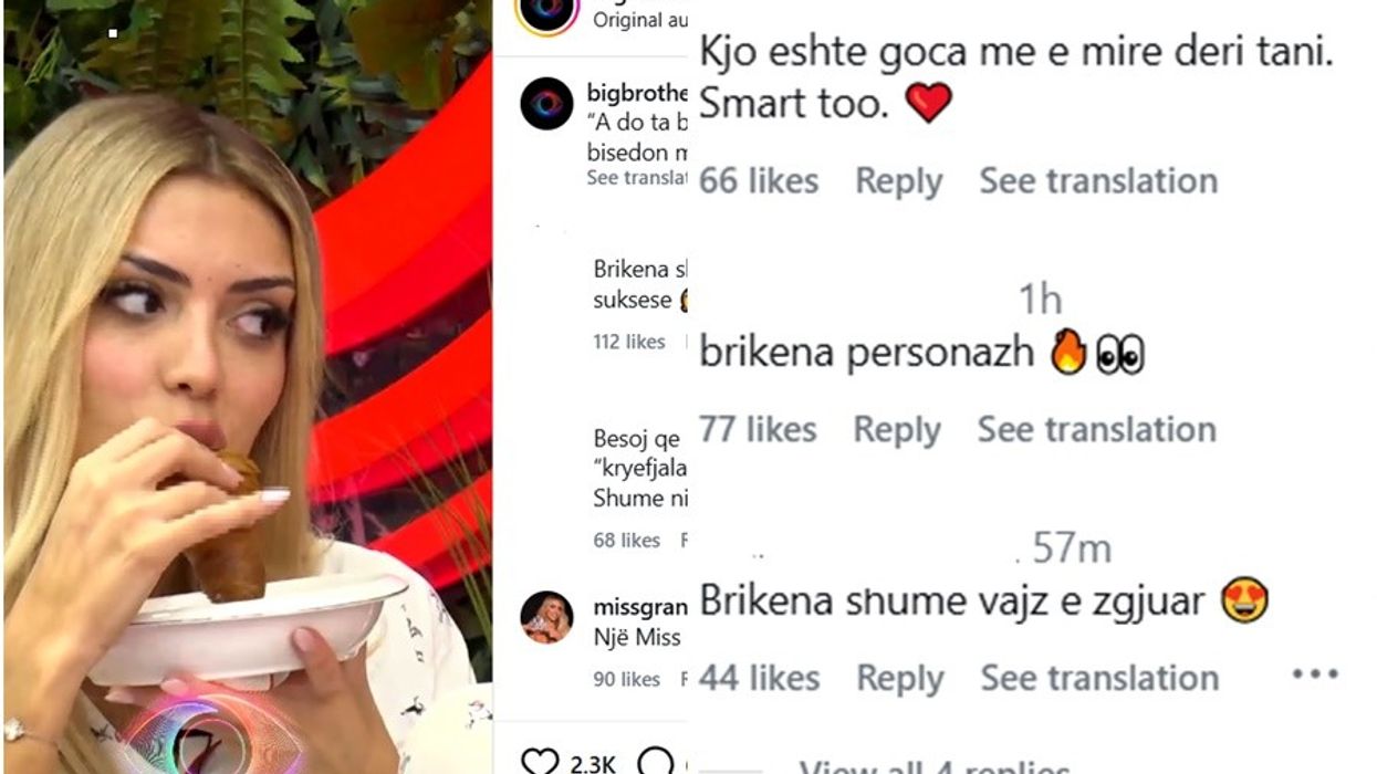 “Kryefjala, më e mira deri më tani” - banorja nga Kosova merr vëmendje të madhe në Big Brother të Shqipërisë “Kryefjala, më e mira deri më tani” - banorja nga Kosova merr vëmendje të madhe në Big Brother të Shqipërisë