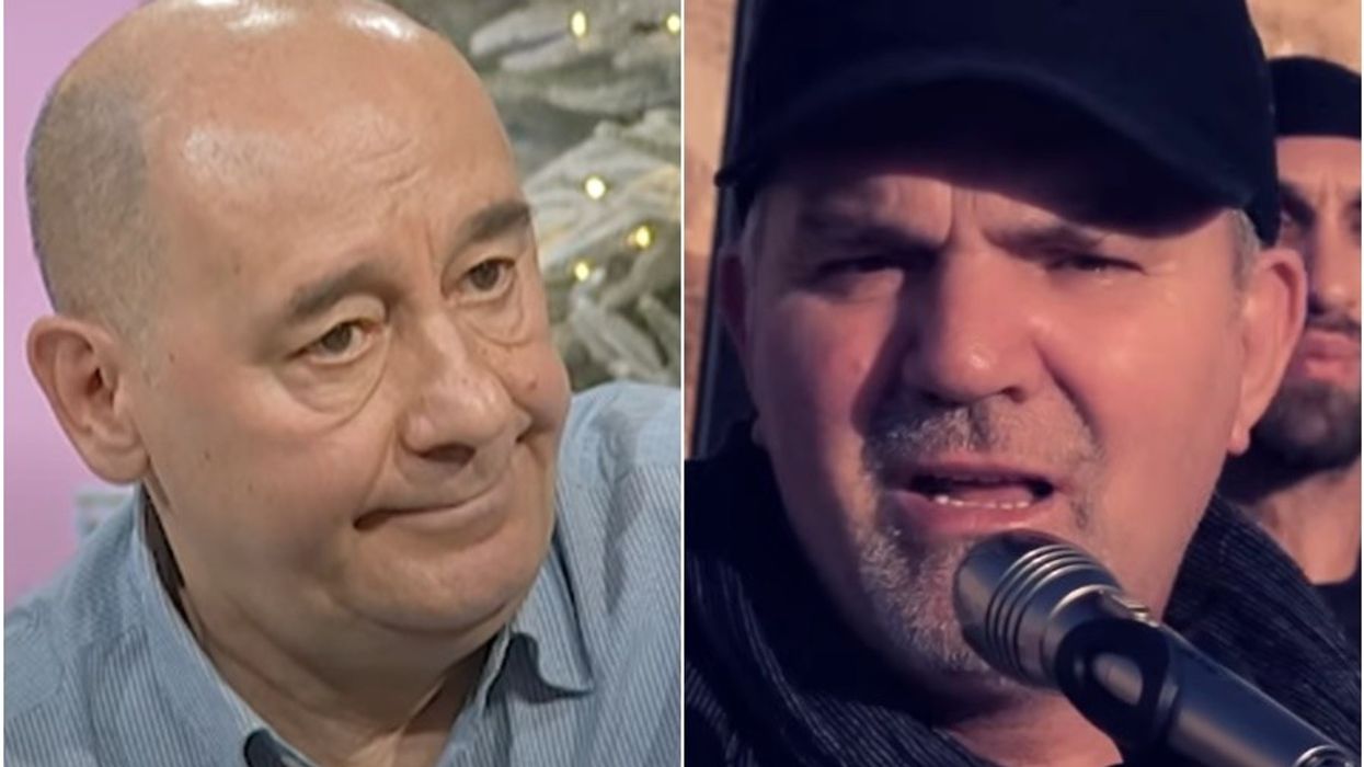 Vokalisti i grupit "Minatori" merr vesh për vdekjen e Shemit teksa ishte live në një emision Vokalisti i grupit
