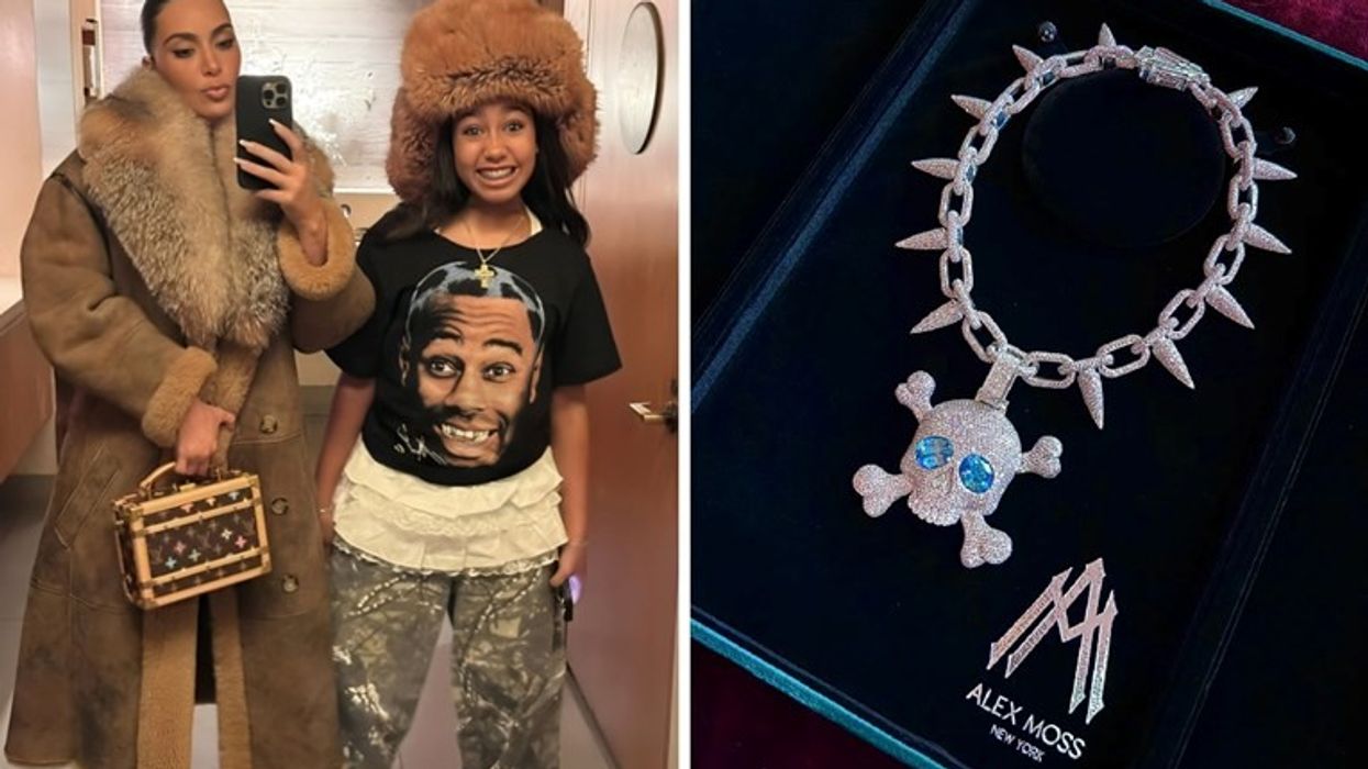 Kim Kardashian i dhuron vajzës së saj North një gjerdan me diamante që peshon më shumë se 100 karat