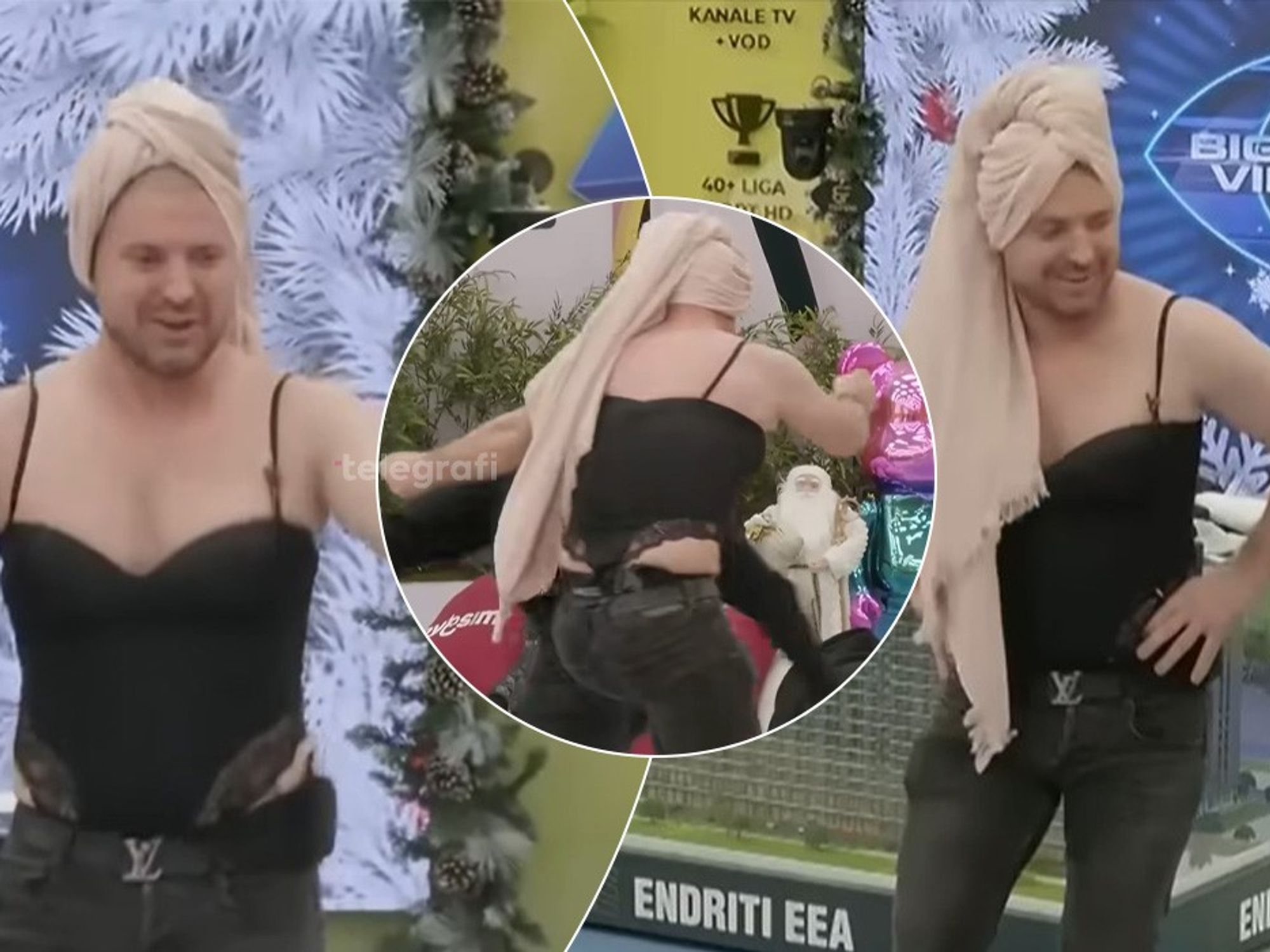 Labi vishet si grua, dhuron spektakël në shtëpi duke vallëzuar “belly dance” Labi vishet si grua, dhuron spektakël në shtëpi duke vallëzuar “belly dance”
