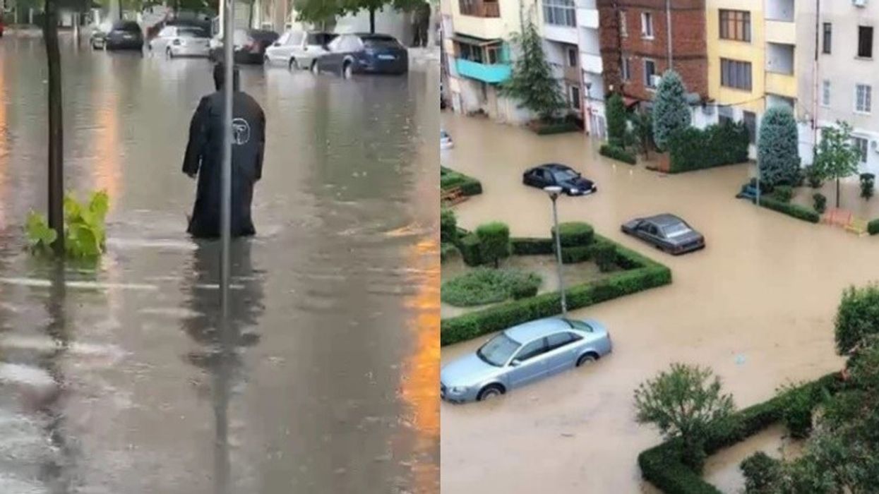 Durrësi e Lezha nën ujë, shiu i dendur shkakton kaos Durrësi e Lezha nën ujë, shiu i dendur shkakton kaos