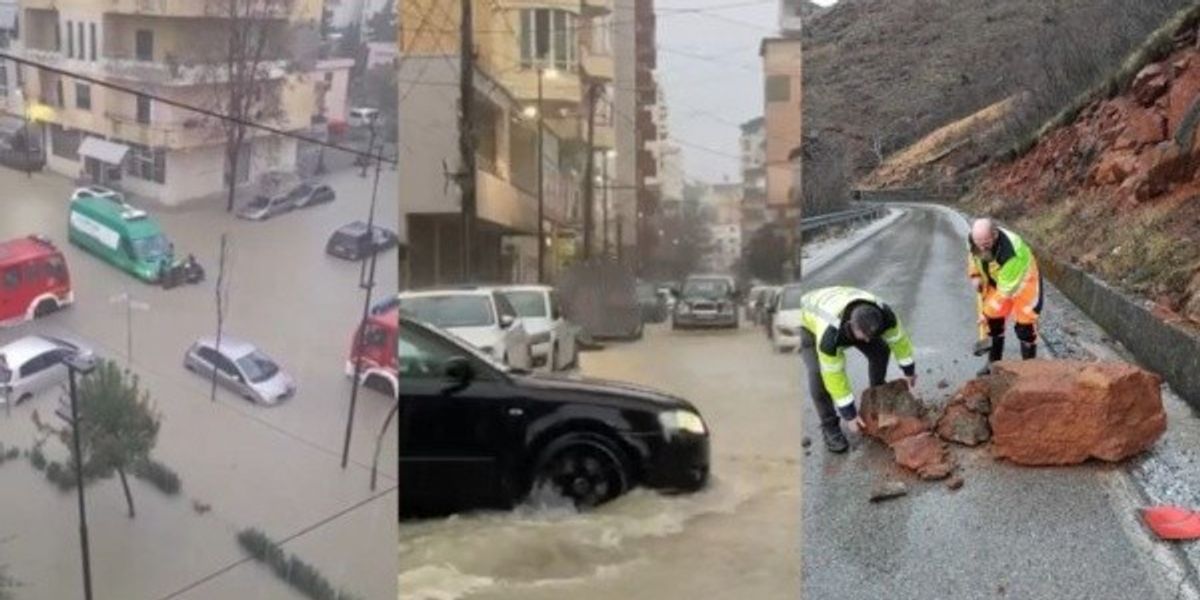 "Shqipëria nën ujë": Pezullohet mësimi, nis evakuimi i familjeve