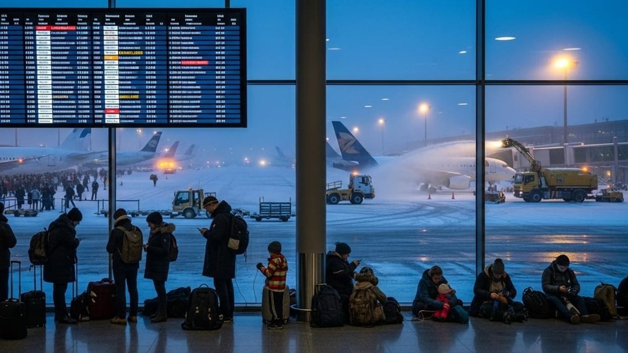 Qindra fluturime të anuluara dhe të vonuara në të gjithë Evropën si pasojë e motit të keq