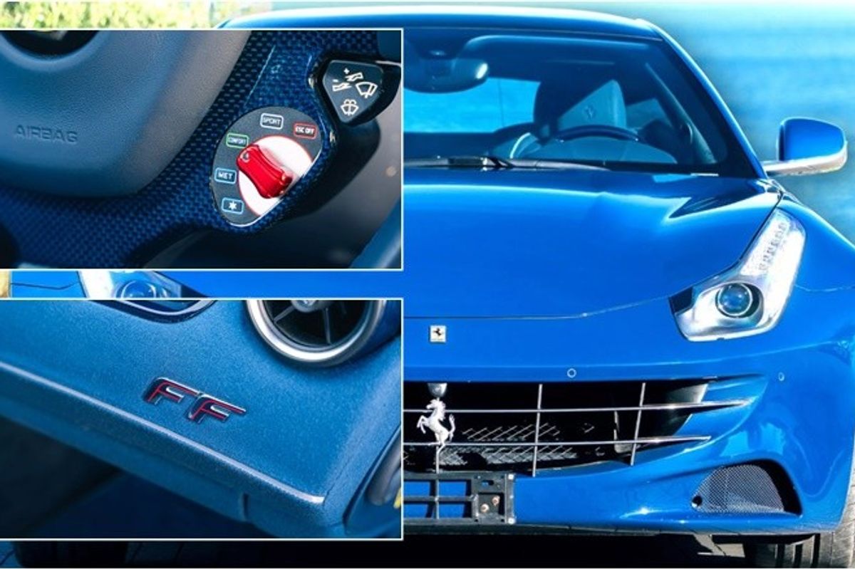 Kjo makinë Ferrari FF "duket normale" derisa të shihni se "çfarë ka vendosur John Elkann brenda saj" Kjo makinë Ferrari FF