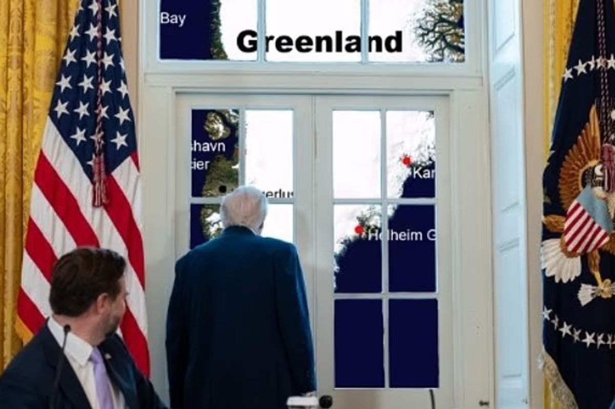 Trump ‘alarmon’ Evropën me imazhin e tij duke parë Grenlandën nga dritaret e Shtëpisë së Bardhë Trump ‘alarmon’ Evropën me imazhin e tij duke parë Grenlandën nga dritaret e Shtëpisë së Bardhë