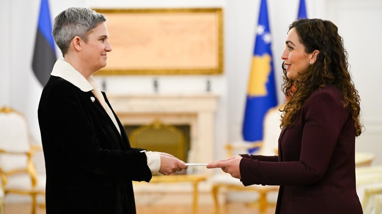 Osmani pranon letrat kredenciale të ambasadores së re të Estonisë në Kosovë