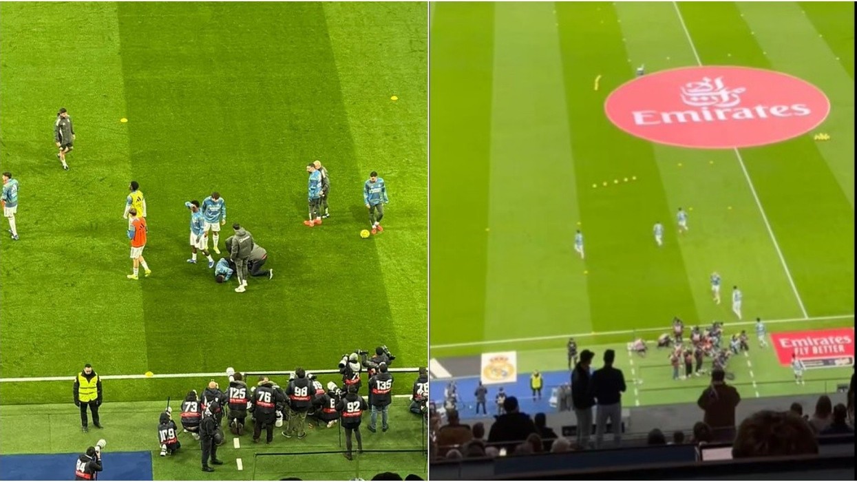 Edhe përkundër kërcënimeve, lojtarët e Real Madridit u pritën me vërshëllima të forta, në veçanti dy yje të Mbretërve