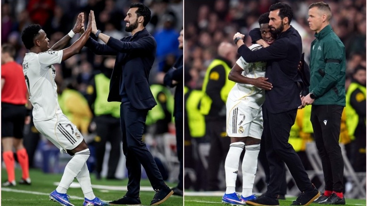 “Santiago Bernabeu” e fal Viniciusin, por braziliani nuk e feston golin me tifozët – përqafon Arbeloan