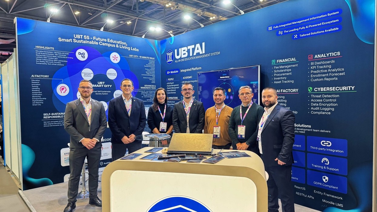 UBT në BETT 2026 në Londër - prezanton modelin unik të Smart City