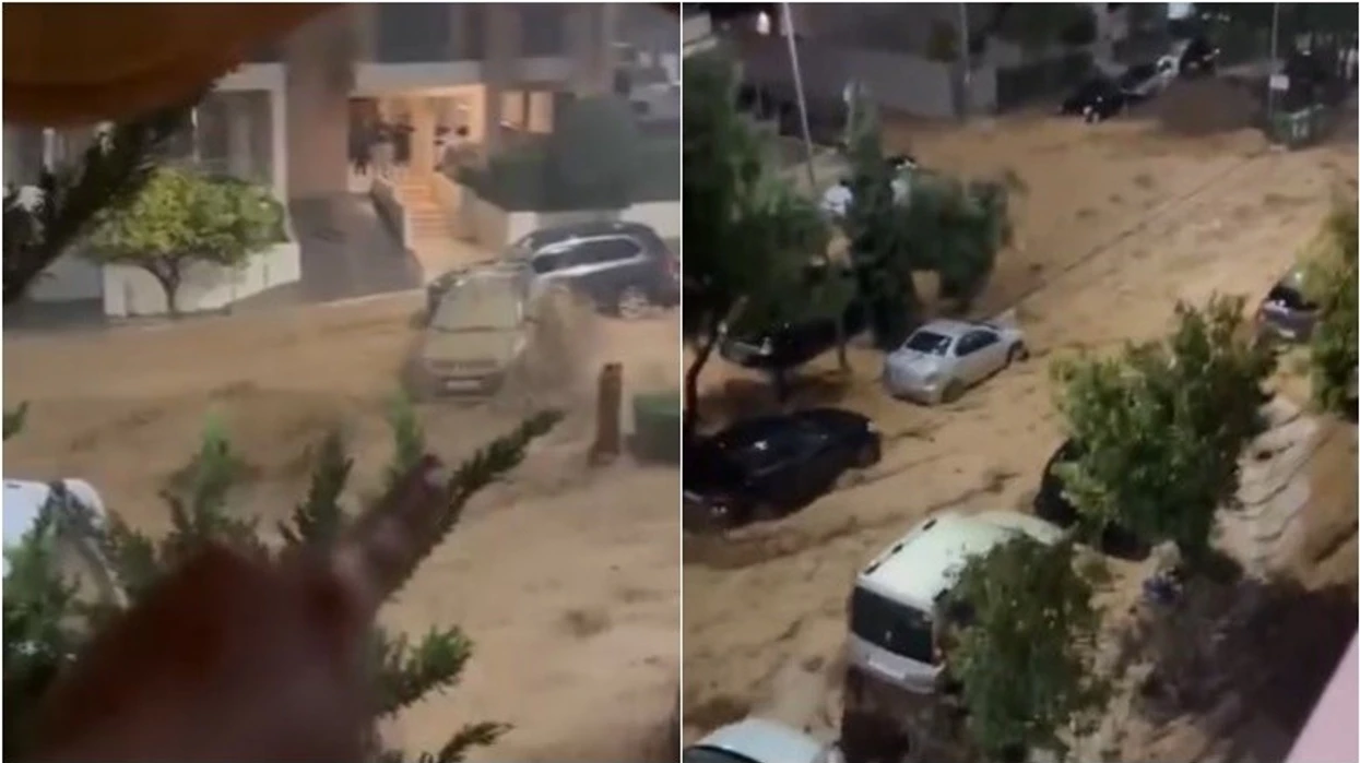 Dy të dekur, pamje të kaosit të krijuar nga shirat e rrëmbyeshëm në disa pjesë të Greqisë