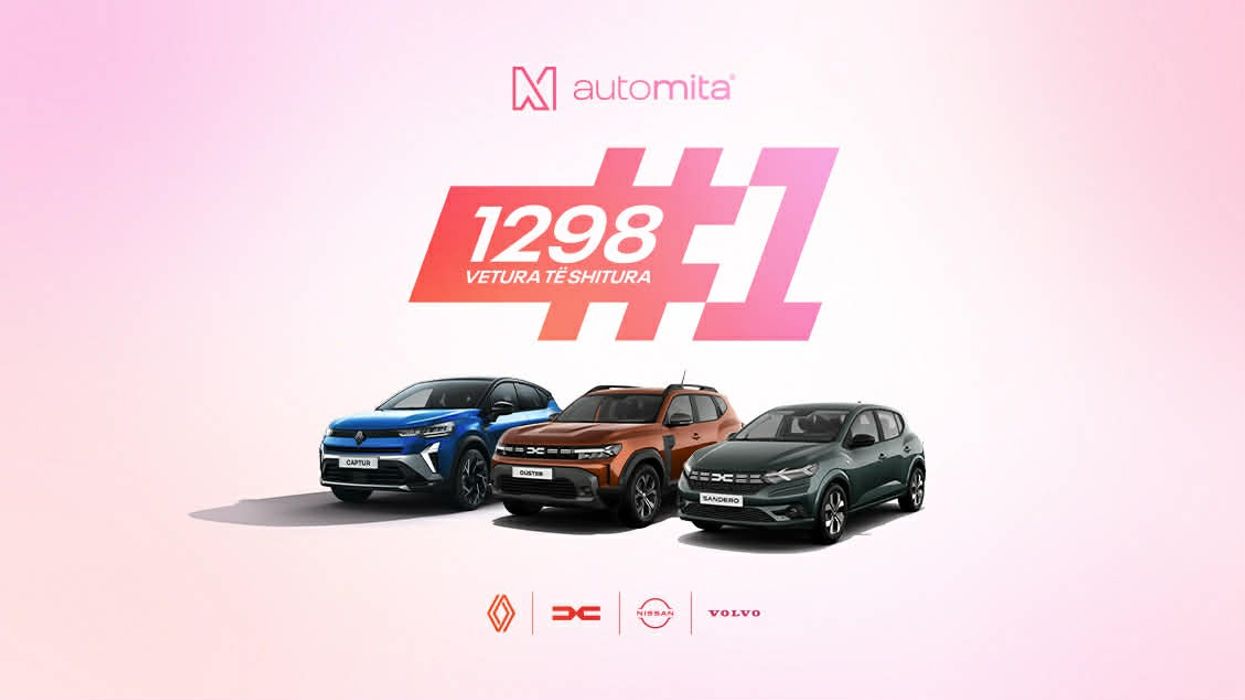Zyrtare: Auto Mita dominon tregun e veturave të reja në Kosovë për 2025 Zyrtare: Auto Mita dominon tregun e veturave të reja në Kosovë për 2025