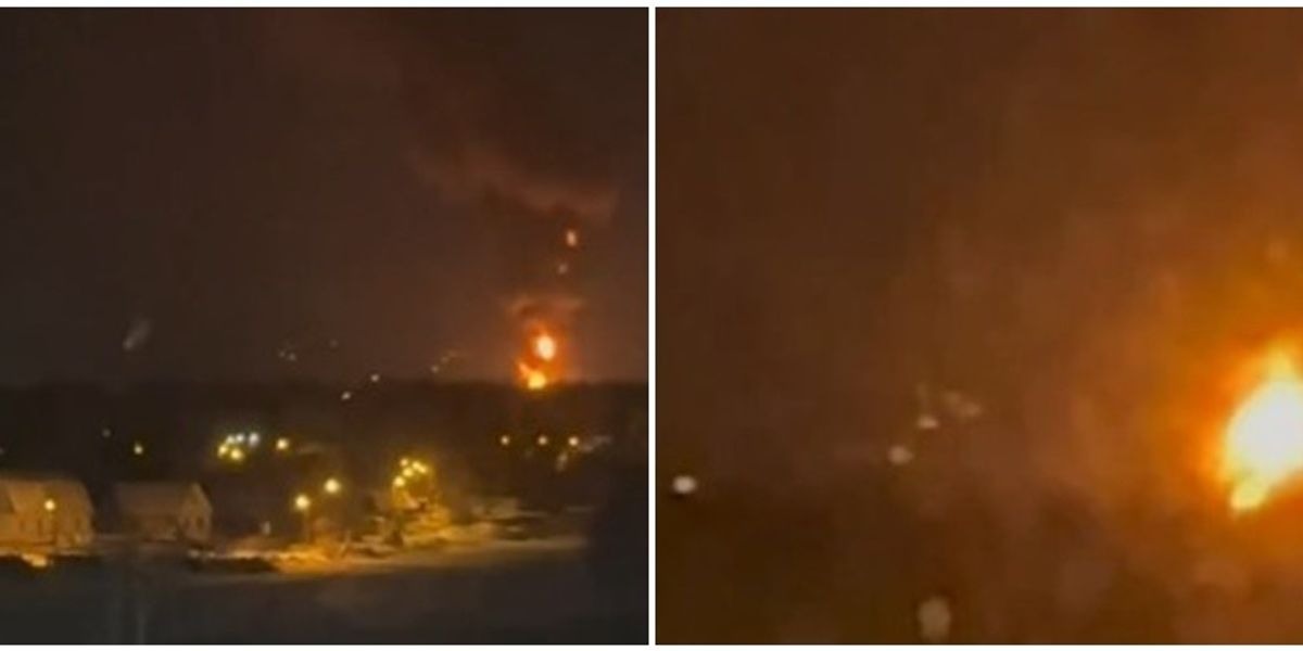 Dronët ukrainas godasin depot e naftës ruse në Penza Dronët ukrainas godasin depot e naftës ruse në Penza