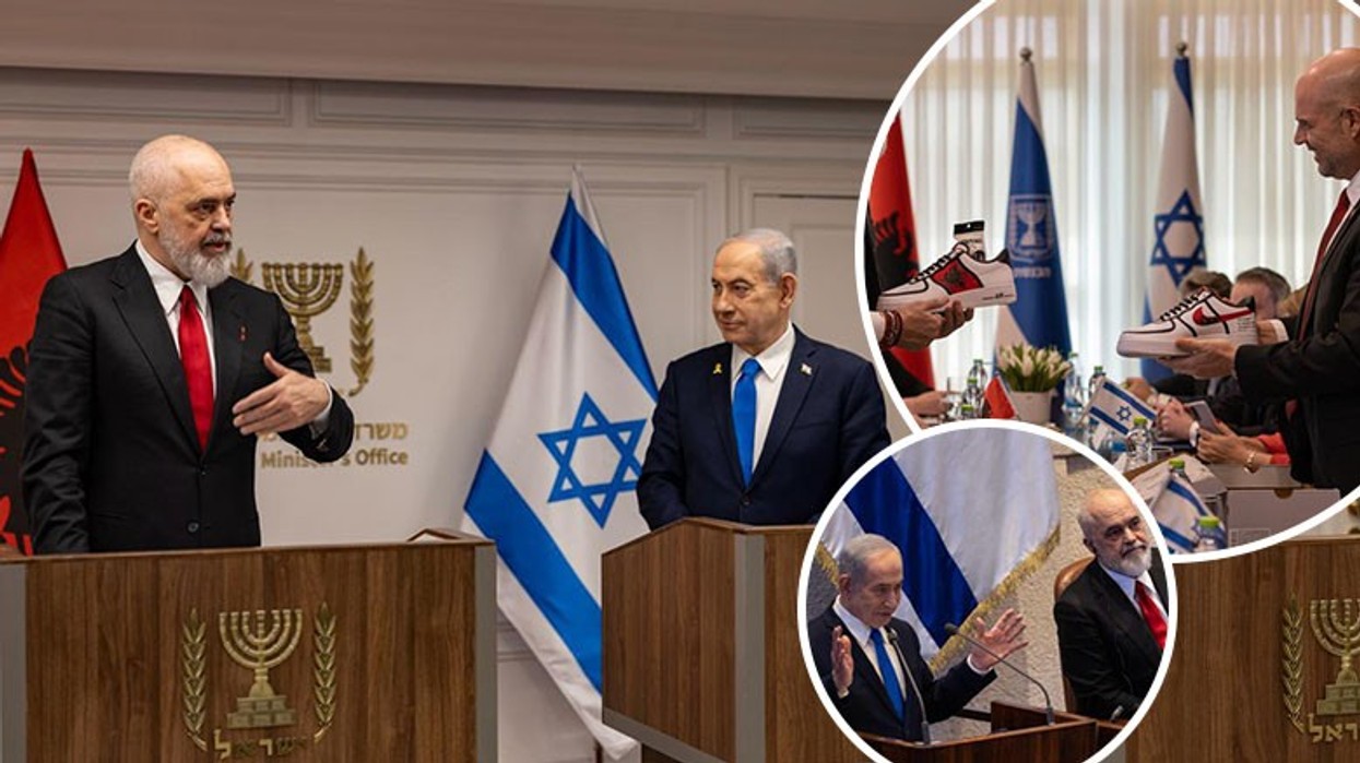 Rama publikon foto nga vizita në Izrael