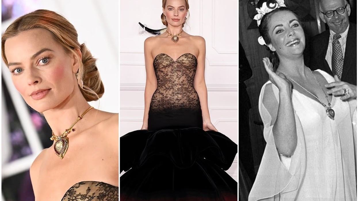 Margot Robbie mahnit me gjerdanin ikonik të Elizabeth Taylor, në premierën e Wuthering Heights në Los Angeles