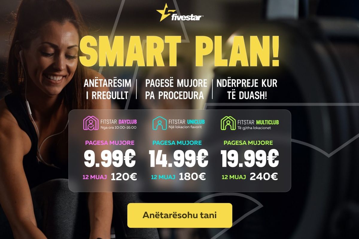 Smart Plan: Pagesa e lehtë, stërvitja e vazhdueshme Smart Plan: Pagesa e lehtë, stërvitja e vazhdueshme
