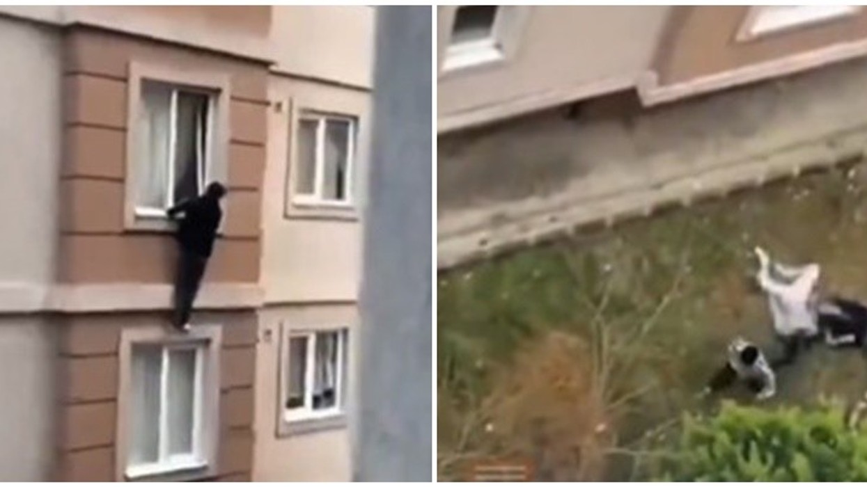 Çifti turk bëri një gjest të çmendur për të shpëtuar nga kapja e prindërve - hidhen nga kati i katërt i apartamentit