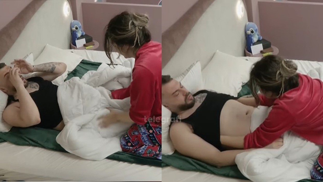 Pas dinamikave mes tyre, Alba nis mëngjesin duke e masazhuar Limin