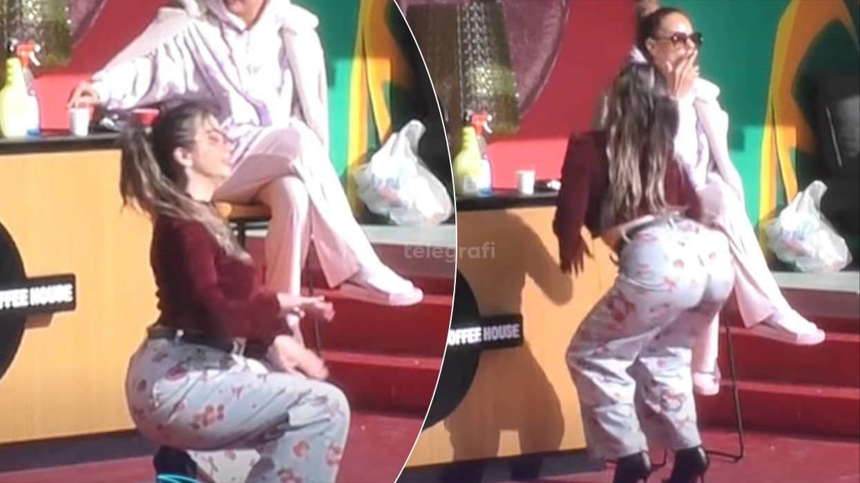 Alba tërheq vëmendjen me kërcimin sensual në oborrin e shtëpisë