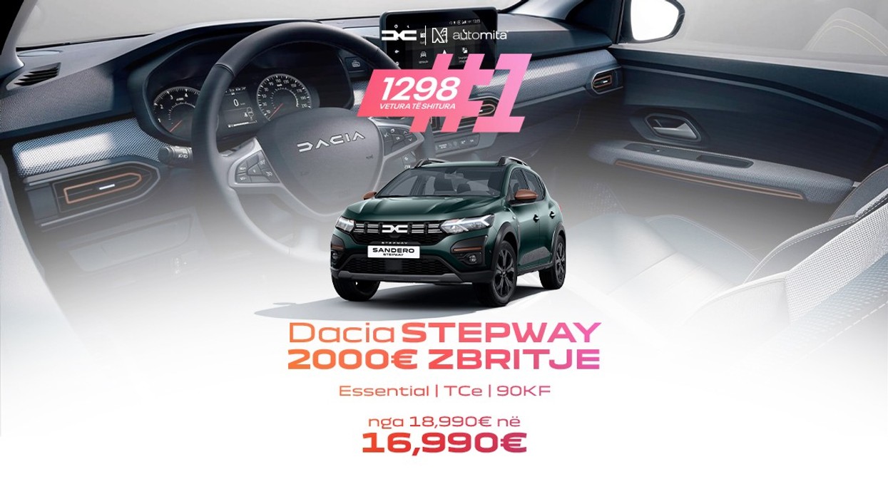 Dacia Duster, C-SUV ekonomik më i shitur në Kosovë për 2025