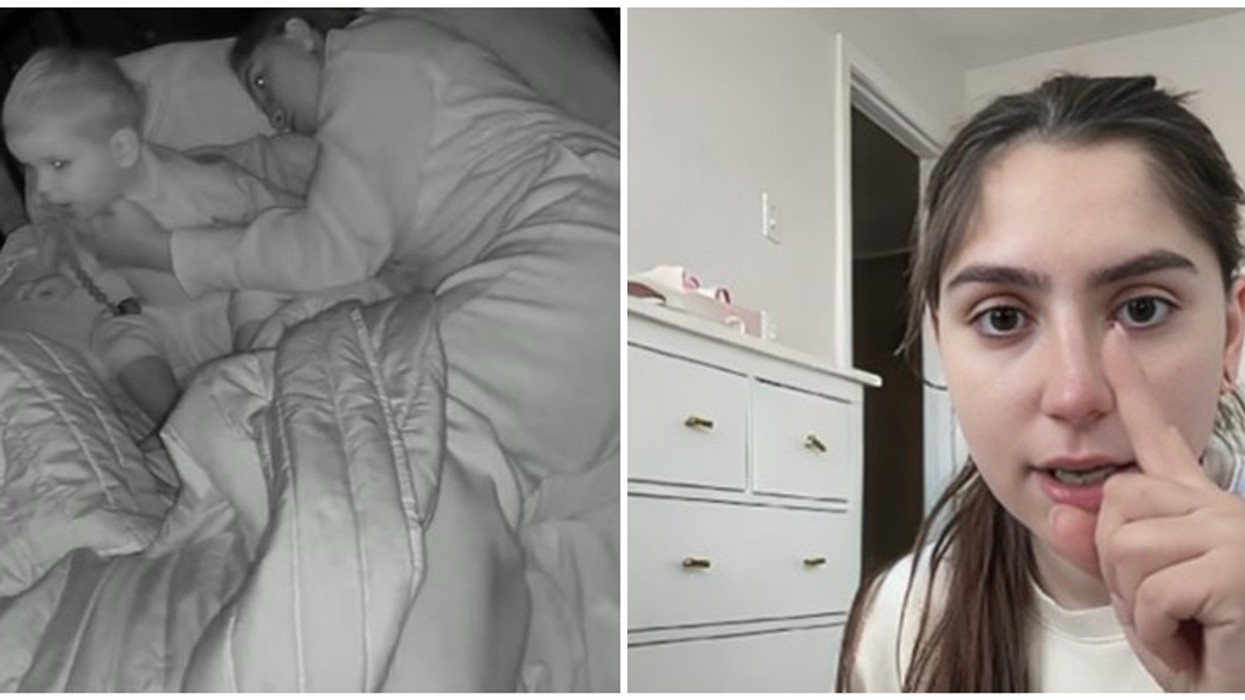 Nëna po përpiqej ta qetësonte fëmijën për të fjetur, ai pa dashje i thyen hundën