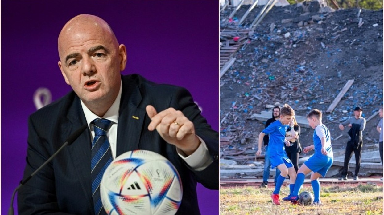 Infantino deklaroi se Rusia duhet të kthehet të luajë futboll – ukrainasit e quajnë deklaratën “degjenerim total” dhe "të papërgjegjshëm”