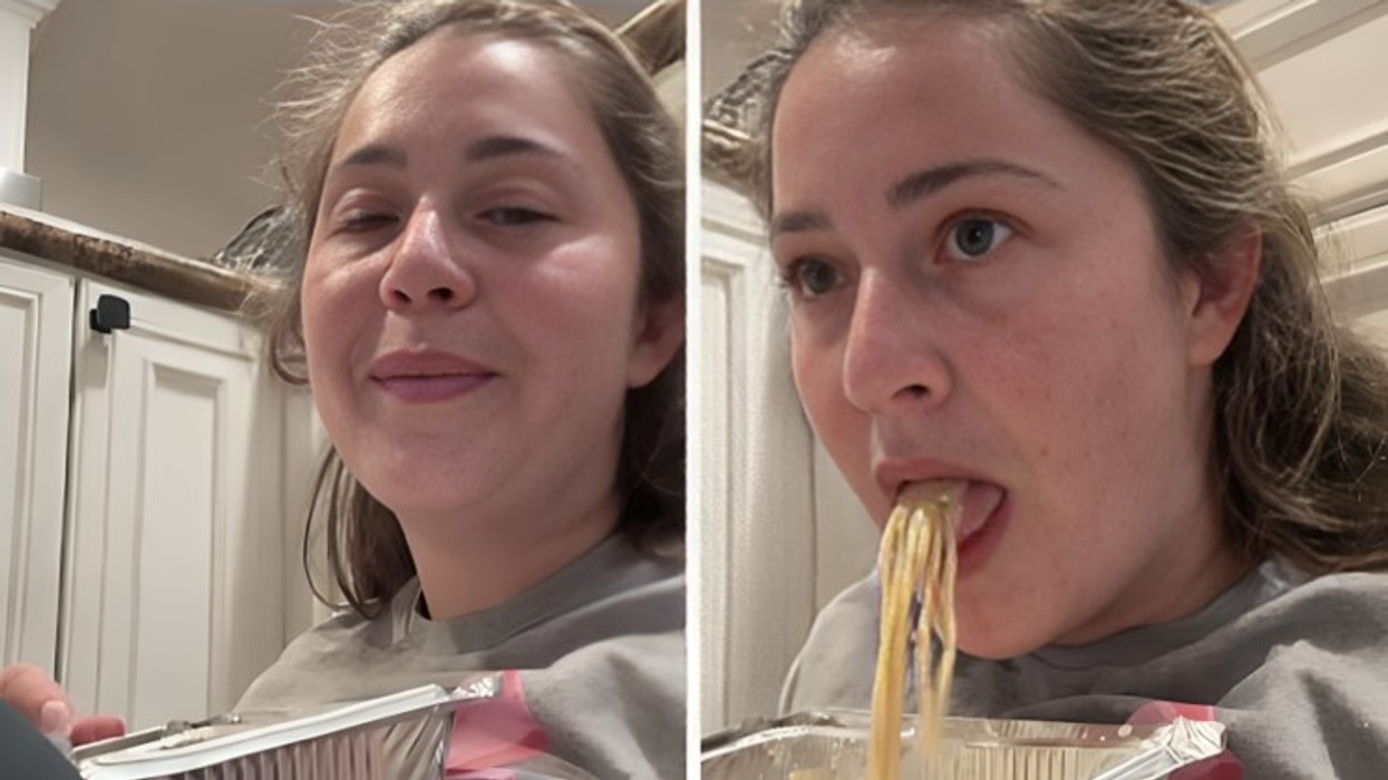 Ajo dëshironte vetëm të hante pasta në qetësi - reagimi i bashkëshortit e mahniti