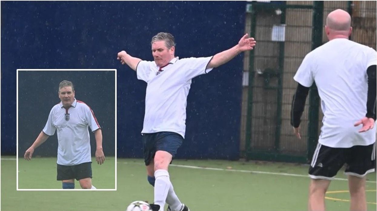 Pas “disa ditëve të vështira”, kryeministri britanik gjen kohë për të luajtur futboll Pas “disa ditëve të vështira”, kryeministri britanik gjen kohë për të luajtur futboll