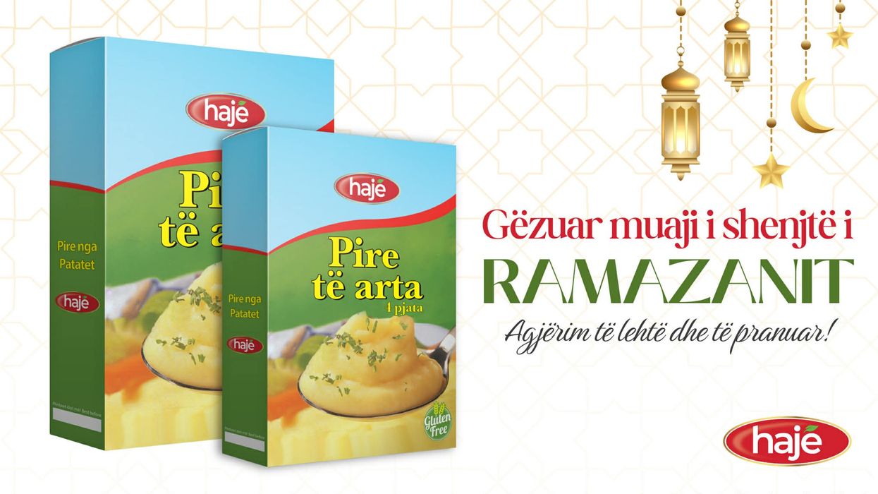“Pire të arta” nga HAJE - vakti i ngrohtë i iftarit në pak minuta “Pire të arta” nga HAJE - vakti i ngrohtë i iftarit në pak minuta