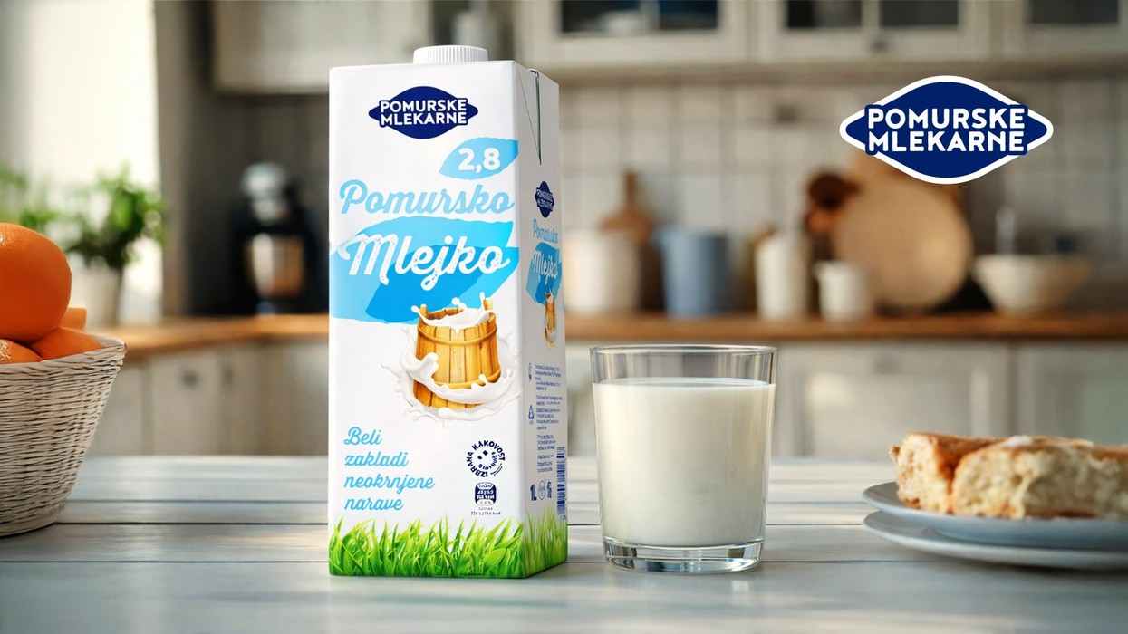 I mrekullueshëm për forcimin e eshtrave te fëmijët, ky
është qumështi Pomursko nga Sllovenia: Qumësht me çmime ndërkombëtare për cilësi dhe siguri