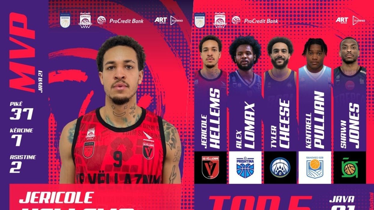 Jericole Hellems më i miri, top pesëshja e javës në Superligë Jericole Hellems më i miri, top pesëshja e javës në Superligë