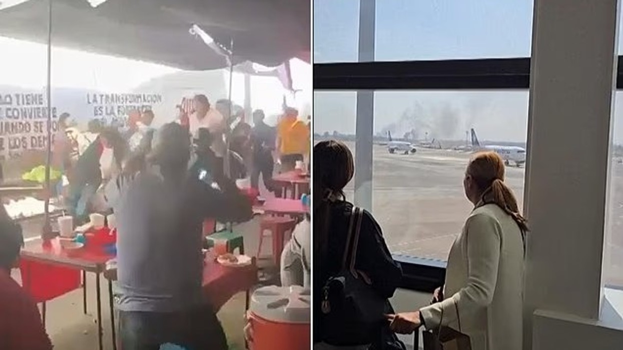 Momenti i panikut të turistëve që vrapojnë nëpër aeroportin meksikan nga frika e një sulmi nga karteli, disa orë pas vdekjes së bosit të drogës El Mencho