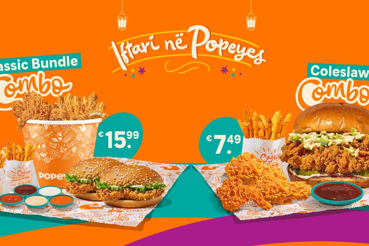 Çka po han sot për iftar? Popeyes po t’pret me oferta speciale Çka po han sot për iftar? Popeyes po t’pret me oferta speciale