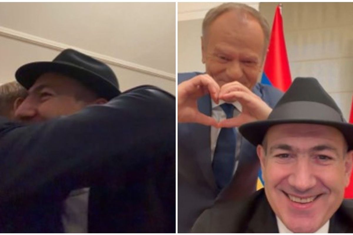 Kryeministri armen publikoi një video të çuditshme, homologu polak i bashkohet Kryeministri armen publikoi një video të çuditshme, homologu polak i bashkohet