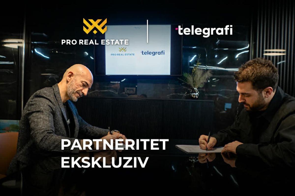 Telegrafi dhe Pro Real Estate me partneritet ekskluziv, lansohet platforma e dedikuar për prona Telegrafi dhe Pro Real Estate me partneritet ekskluziv, lansohet platforma e dedikuar për prona