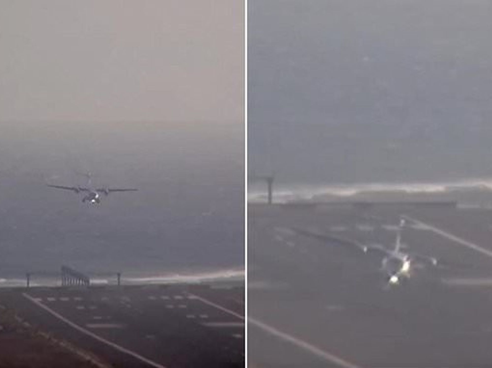 Piloti detyrohet të braktisë uljen ndërsa aeroplani lëkundet fuqishëm nga erërat anësore në Spanjë Piloti detyrohet të braktisë uljen ndërsa aeroplani lëkundet fuqishëm nga erërat anësore në Spanjë