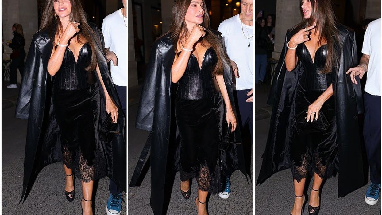 Sofia Vergara tërheq vëmendjen me veshjen e saj gjatë një nate në Paris Sofia Vergara tërheq vëmendjen me veshjen e saj gjatë një nate në Paris