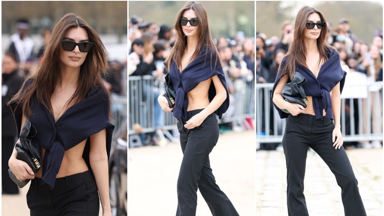 Emily Ratajkowski nuk i lë vend imagjinatës me veshjen e saj gjatë një shfaqjeje mode në Paris Emily Ratajkowski nuk i lë vend imagjinatës me veshjen e saj gjatë një shfaqjeje mode në Paris