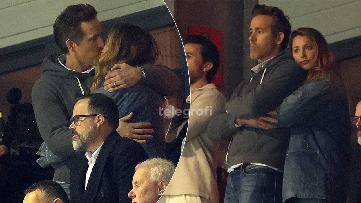 Blake Lively dhe Ryan Reynolds shkëmbejnë një puthje në paraqitjen e tyre të rrallë publike