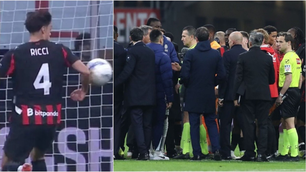 Loja me dorë e Riccit në derbi nuk ishte penallti, shefat e gjyqtarëve konfirmojnë vendimin e Doverit