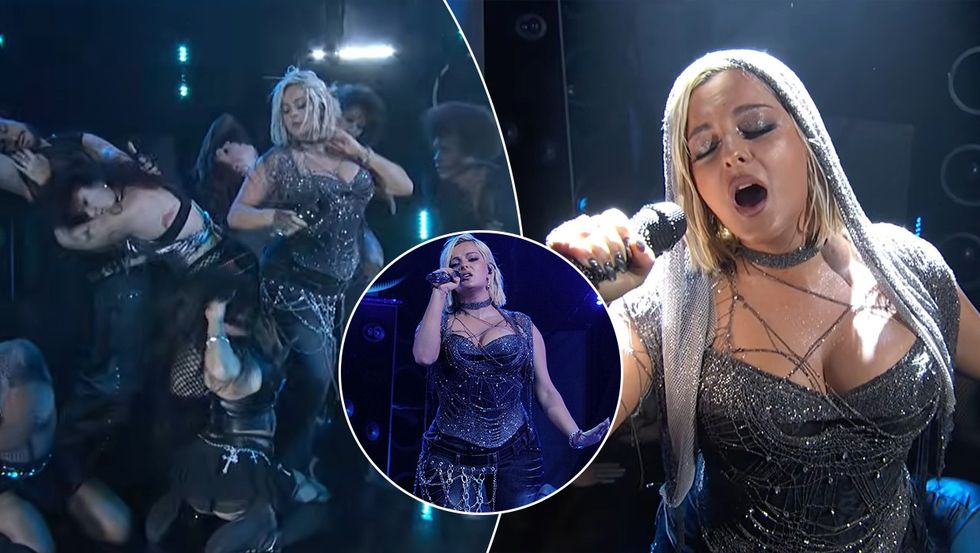 Bebe Rexha shkëlqen me një performancë mbresëlënëse në emisionin e Jimmy Kimmel, duke kënduar “New Religion”