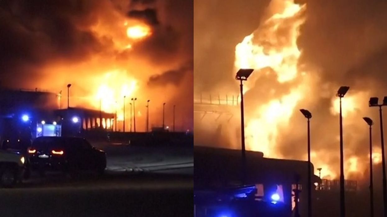 Zjarr i madh në një depo karburanti në Bahrein pas sulmeve iraniane Zjarr i madh në një depo karburanti në Bahrein pas sulmeve iraniane