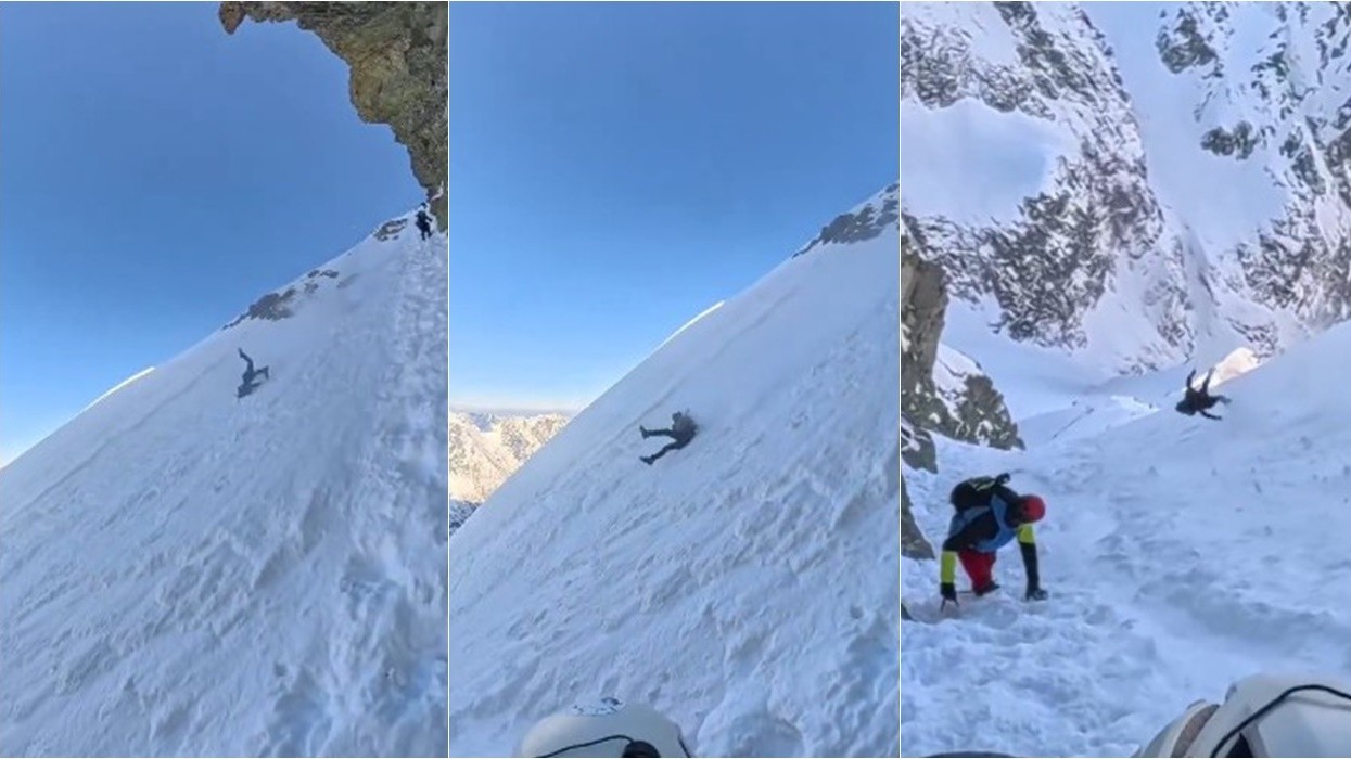 Momenti i pabesueshëm kur alpinisti ‘rrëzohet dhe përplaset disa herë për tokë’ nga mali më i lartë i Polonisë