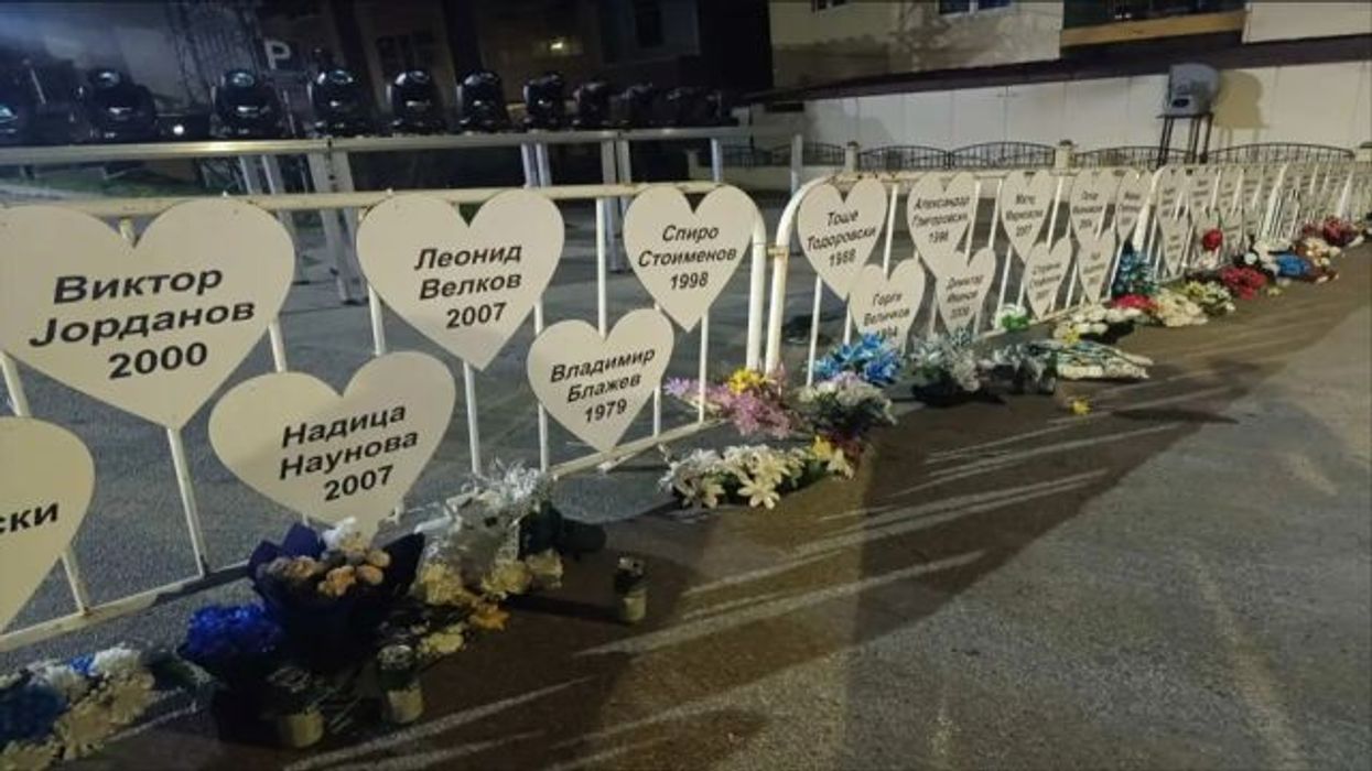 Një vit nga zjarri tragjik në Koçan, ku humbën jetën 63 persona Një vit nga zjarri tragjik në Koçan, ku humbën jetën 63 persona