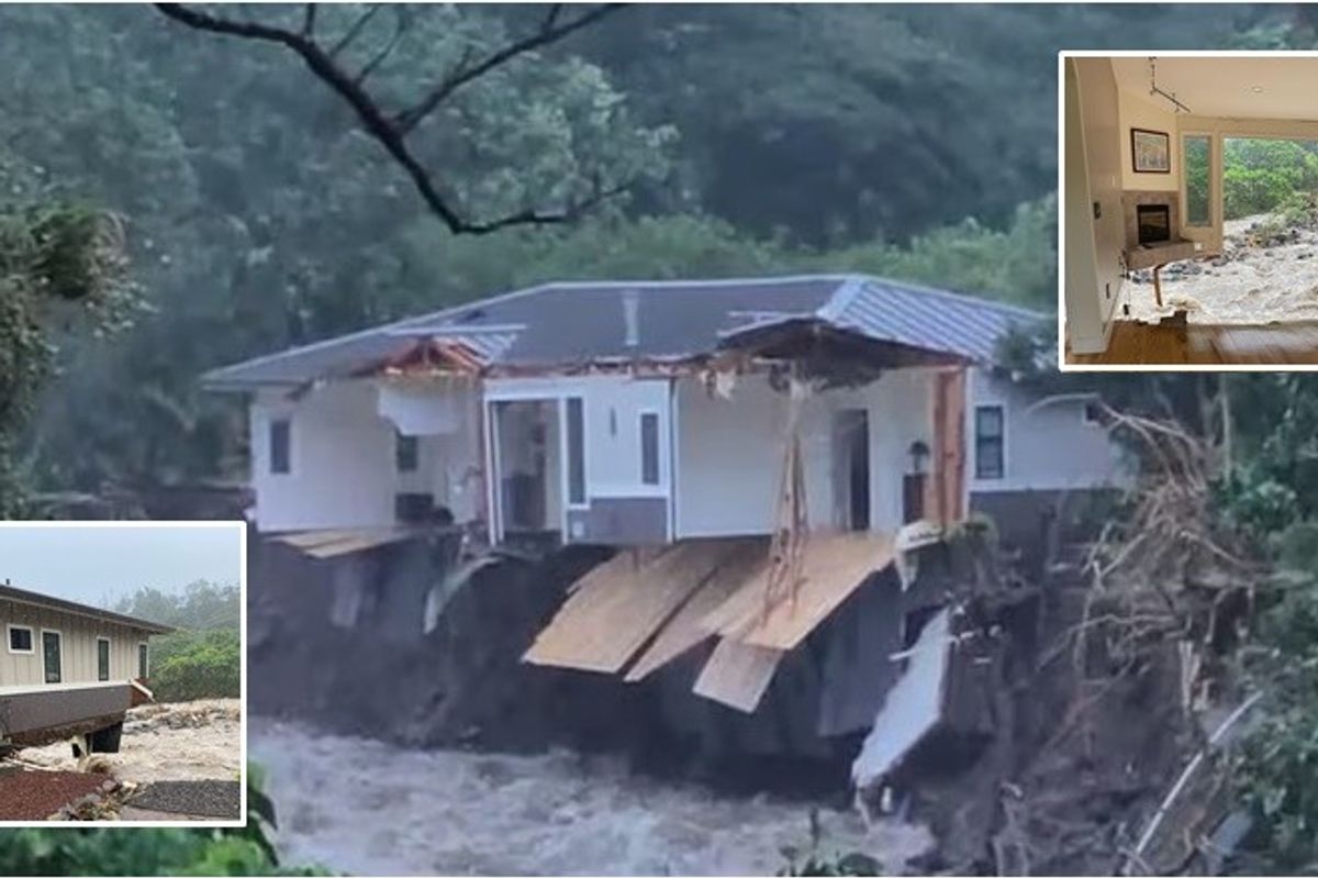 Shtëpia e ëndrrave e çiftit të moshuar në Hawaii “fshihet” nga uji i përmbytjeve, gjashtë vjet pasi e ndërtuan atë Shtëpia e ëndrrave e çiftit të moshuar në Hawaii “fshihet” nga uji i përmbytjeve, gjashtë vjet pasi e ndërtuan atë