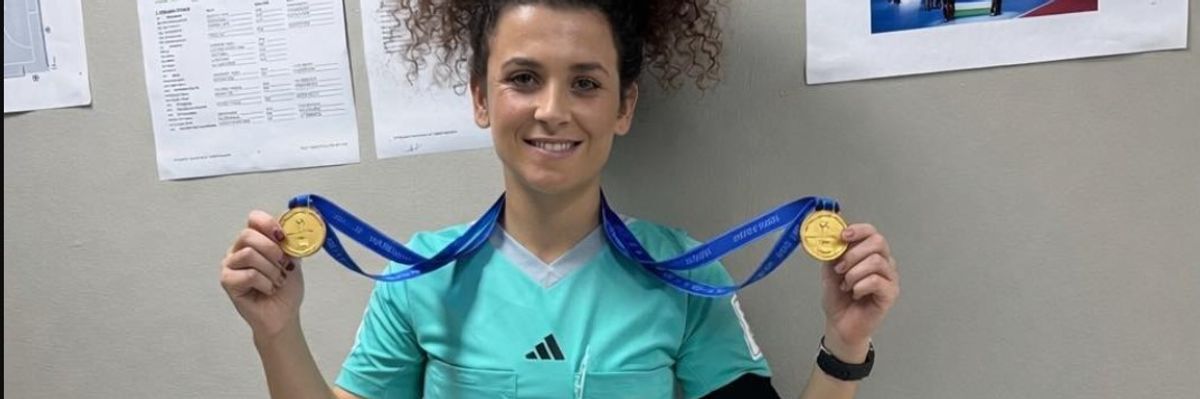 Florentina Kallaba delegohet në dy ndeshje të rëndësishme të kualifikimeve evropiane në futsall Florentina Kallaba delegohet në dy ndeshje të rëndësishme të kualifikimeve evropiane në futsall
