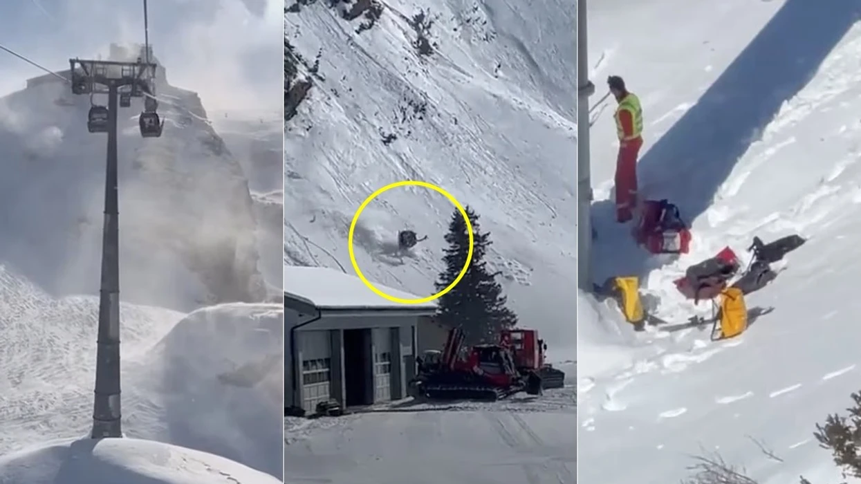 Një skiator humb jetën – momenti kur kabina shkëputet nga kablloja e teleferikut dhe rrokulliset poshtë malit, në një vendpushim zviceran