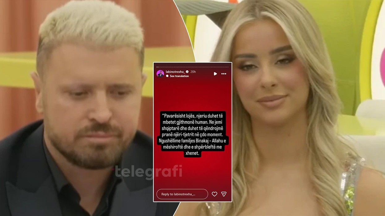 “Pavarësisht lojës, njeriu duhet të mbetet gjithmonë human”, Labinot Rexha ngushëllon Elijonën për humbjen e xhaxhait “Pavarësisht lojës, njeriu duhet të mbetet gjithmonë human”, Labinot Rexha ngushëllon Elijonën për humbjen e xhaxhait