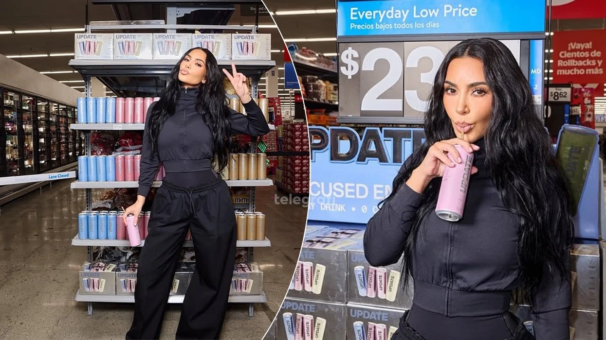 Kim Kardashian surprizon fansat me një fotosesion në supermarket për pijet e saj të reja energjike